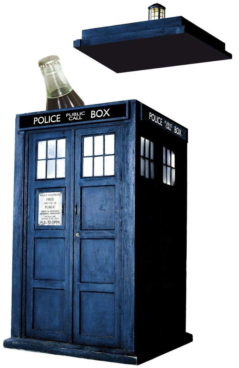 Doctor Who Tardis Ice Bucket - Official Licensed Collectible & Party Cooler for Drinks - Perfect for Themed Parties, Gifts & Sci-Fi Decor
