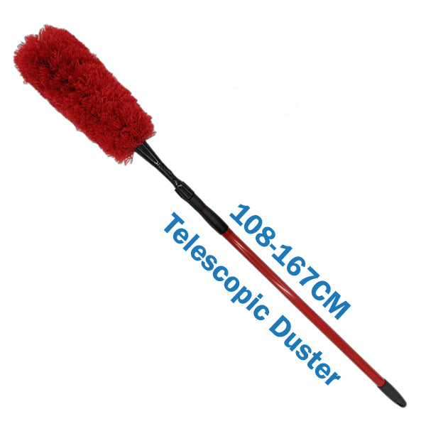 Extendable Cobweb Duster with 1.6m Telescopic Handle - Perfect for High Ceiling Cleaning, Dusting Ceiling Fans & Hard-to-Reach Corners