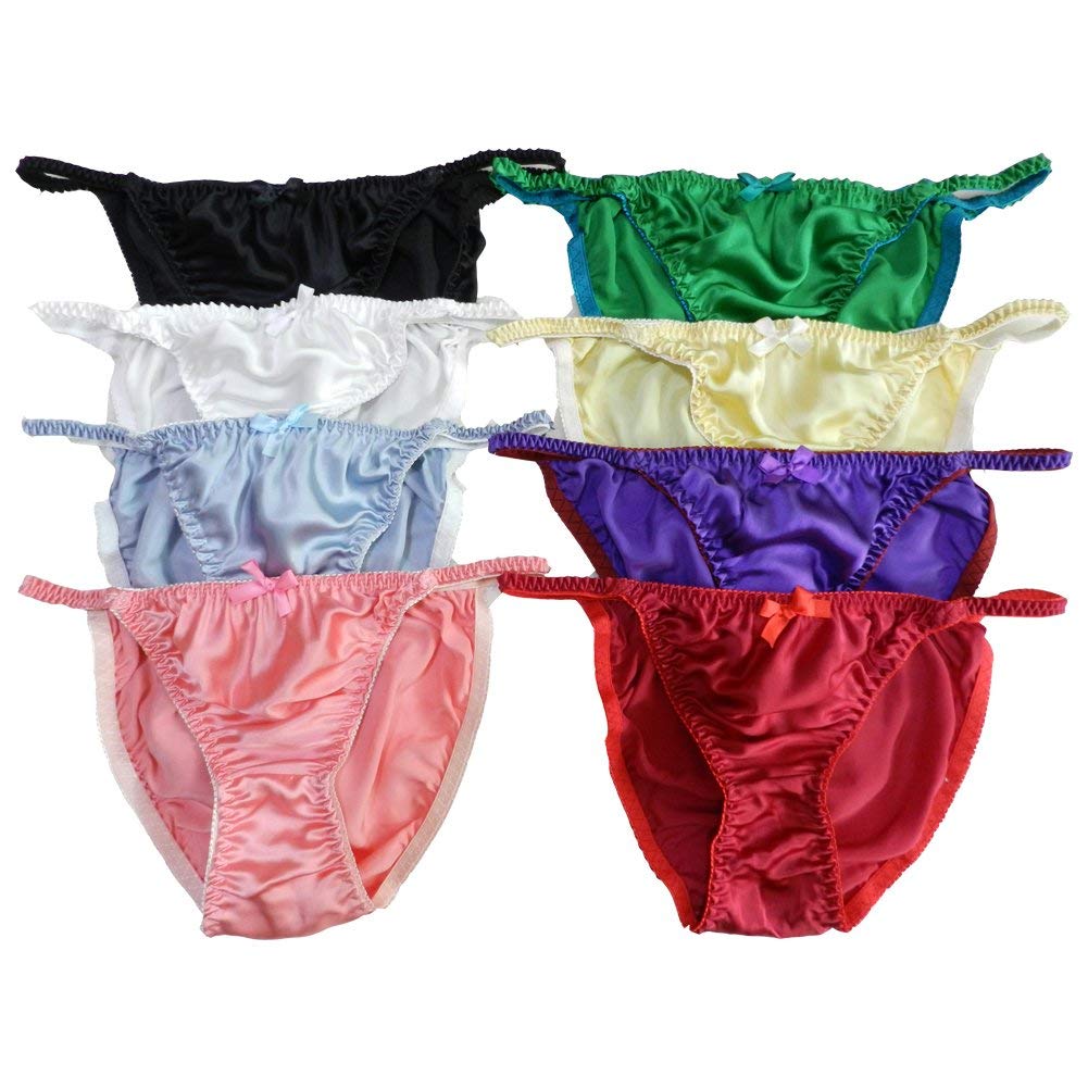 Luxury Women's Silk Panties - Sexy Satin Underwear Bikini Thong for Comfort & Sensual Wear | Perfect for Date Night, Bridal Lingerie & Special Occasions