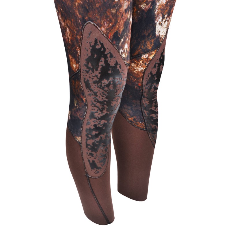 Beuchat Rocksea Trigocamo 3mm Wetsuit Pants for Scuba Diving & Spearfishing - Camouflage Design for Ocean Adventures