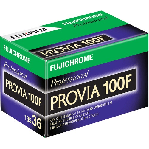 Fujifilm Fujichrome Provia 100F Professional RDP III 35mm Color Transparency Film - 36 Exposures Roll for Landscape, Portrait & Studio Photography