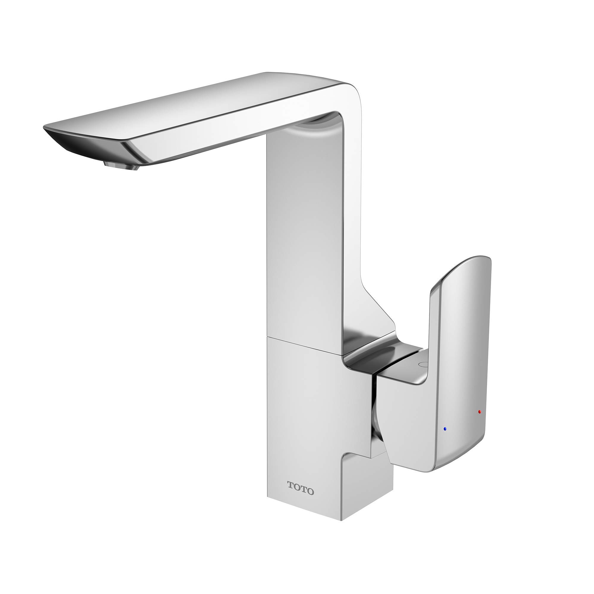 TOTO TLG02309U#CP Polished Chrome Bathroom Faucet - Modern Waterfall Spout Design for Sink & Vanity - Perfect for Home, Hotel & Spa Bathroom Renovations