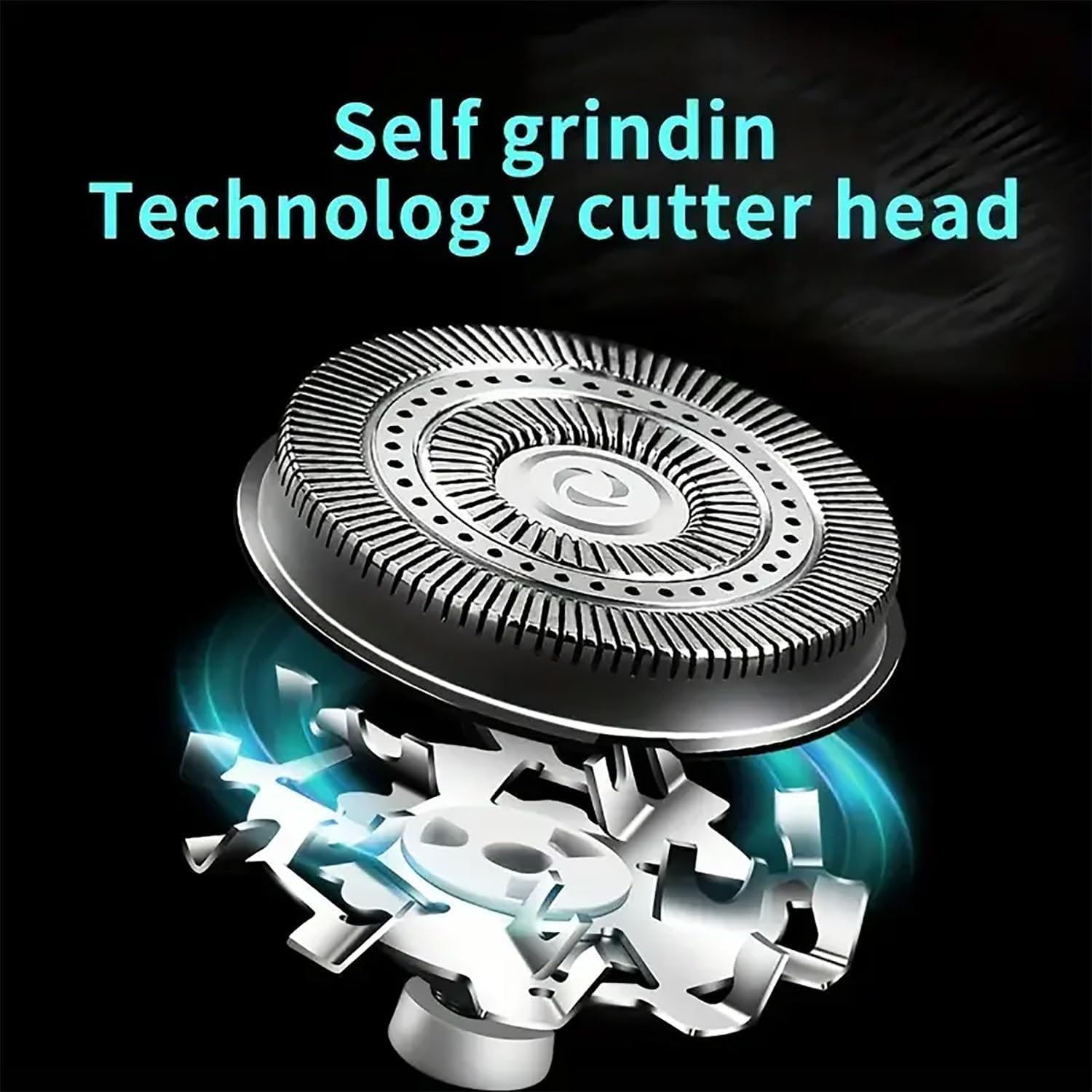 Timeatea Mini Portable Electric Shaver with LED Power Display - Rechargeable Travel Razor for Men, Home & Car Use - Gray (Ideal for Grooming, Business Trips & Quick Touch-Ups)