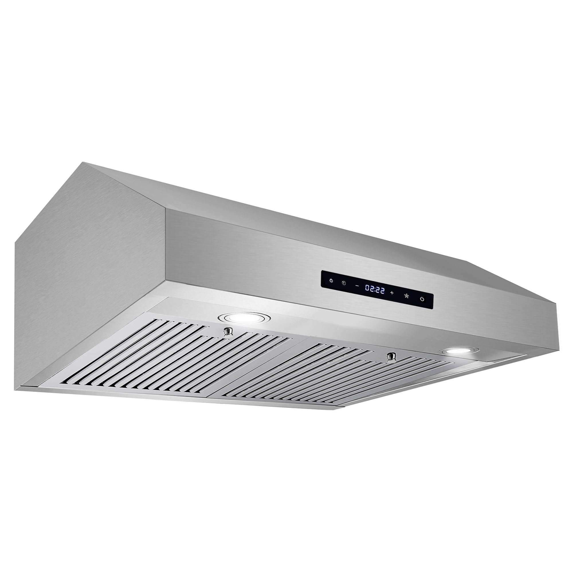 COSMO UMC30 30-Inch Stainless Steel Under Cabinet Range Hood - 380 CFM Ducted Ventilation, LED Lights & Touch Controls - Perfect for Kitchen Remodeling & Modern Home Cooking