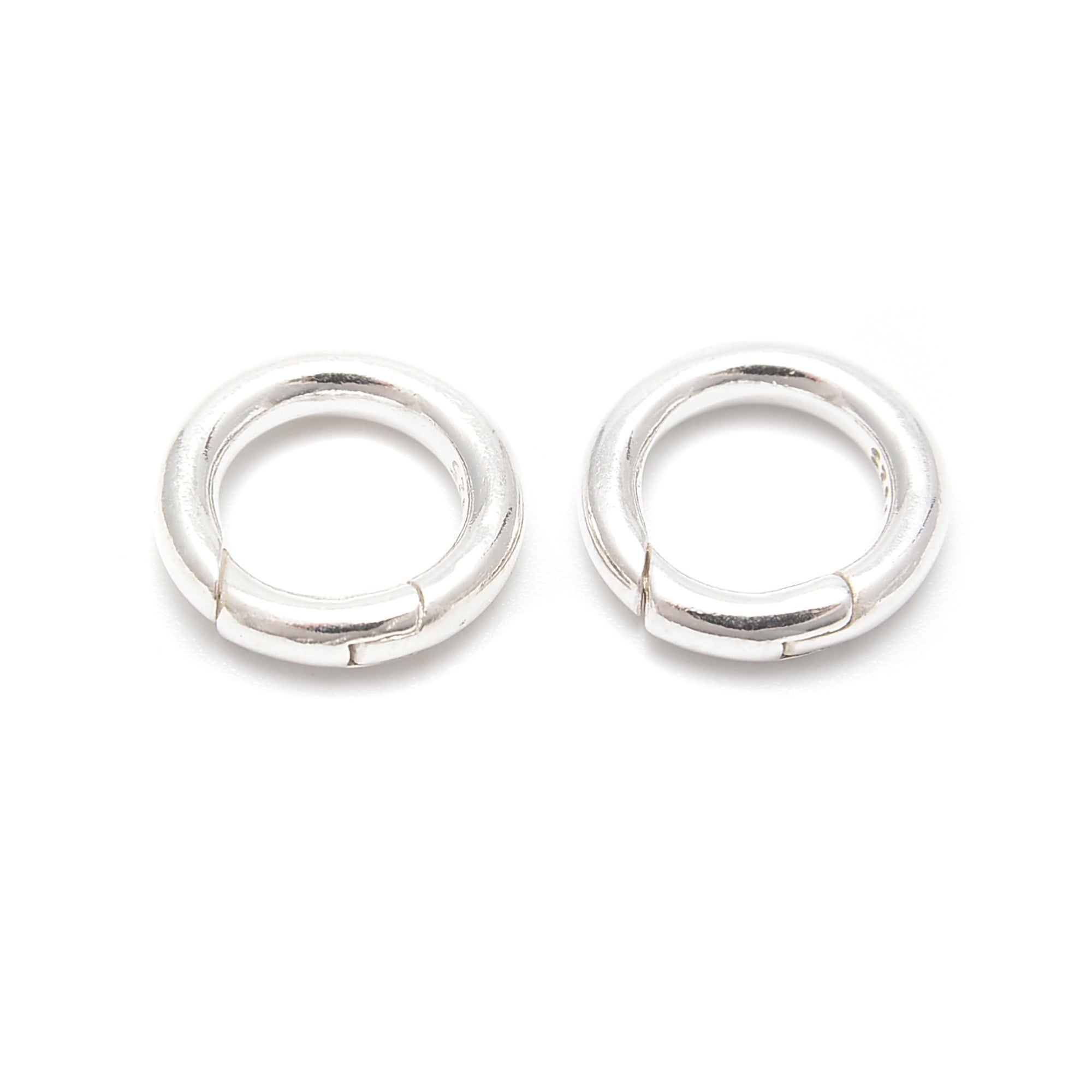 925 Sterling Silver Round Lobster Clasps 11.5mm (3-Pack) - Jewelry Making Supplies for Necklaces, Bracelets & DIY Craft Projects