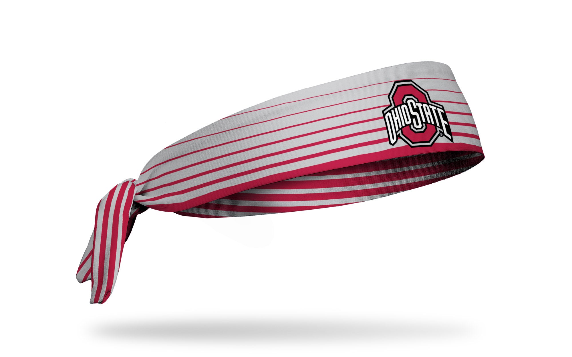 Ohio State Buckeyes Gradient Stripe Flex Tie Headband - Adjustable Sports Headband for Running, Workouts & Game Day - Perfect for Fans & Athletes