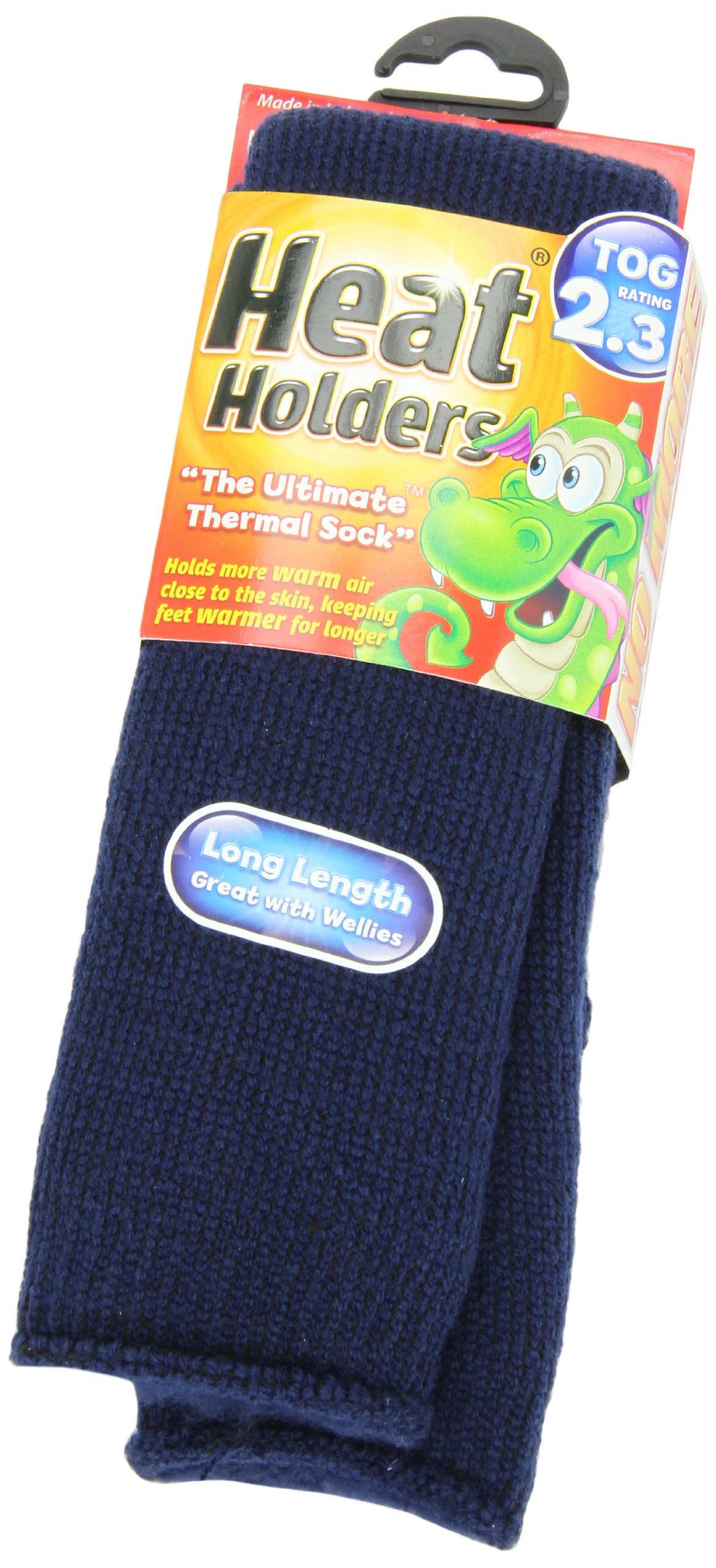 Heat Holders Kids' Thermal Socks - Large Size (US Shoe 3-6.5), 51-Pack Indigo - Warm Winter Socks for Outdoor Activities & Cold Weather