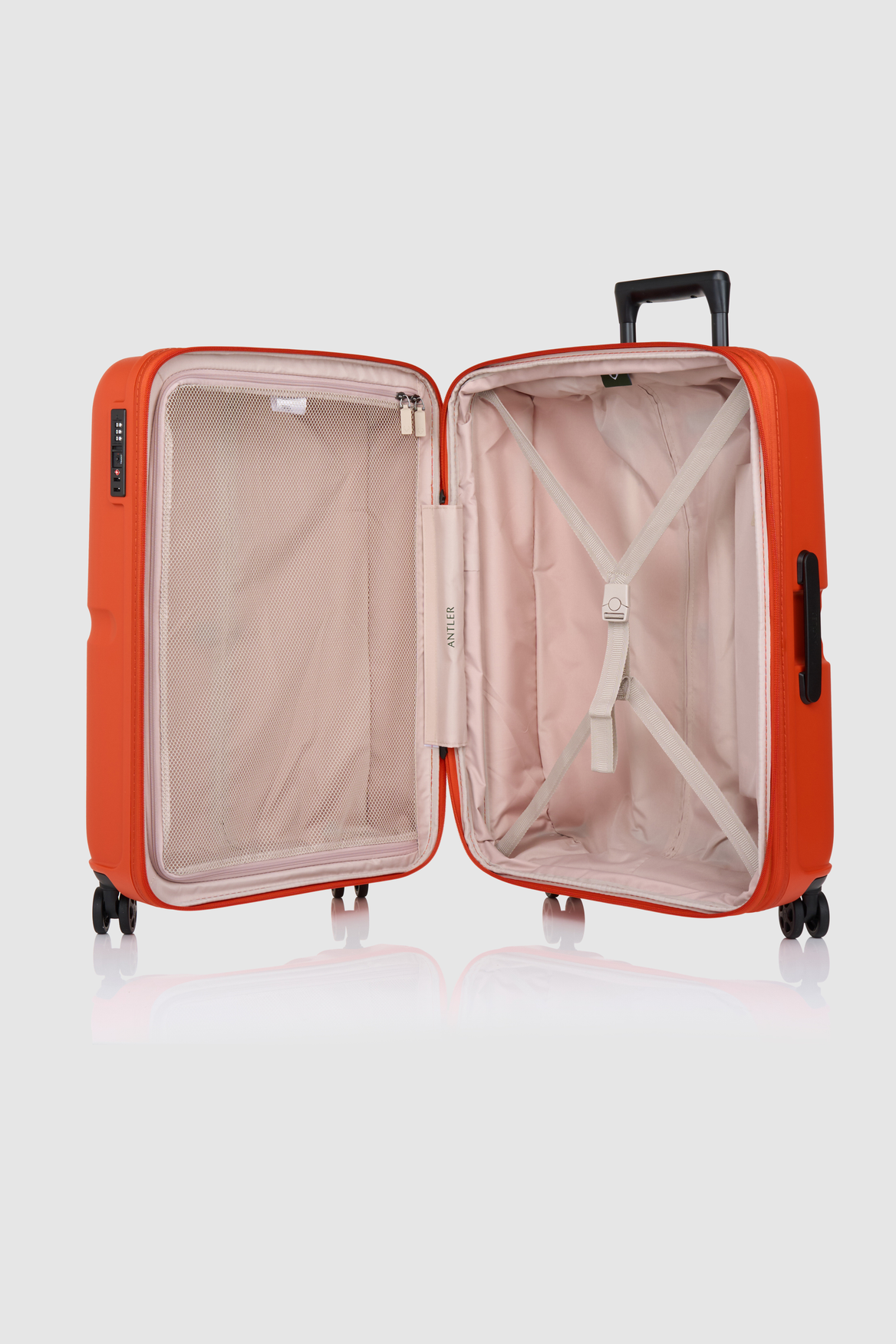 55cm Single Stripe Carry-On Suitcase - Lightweight Luggage for Business Travel & Weekend Getaways