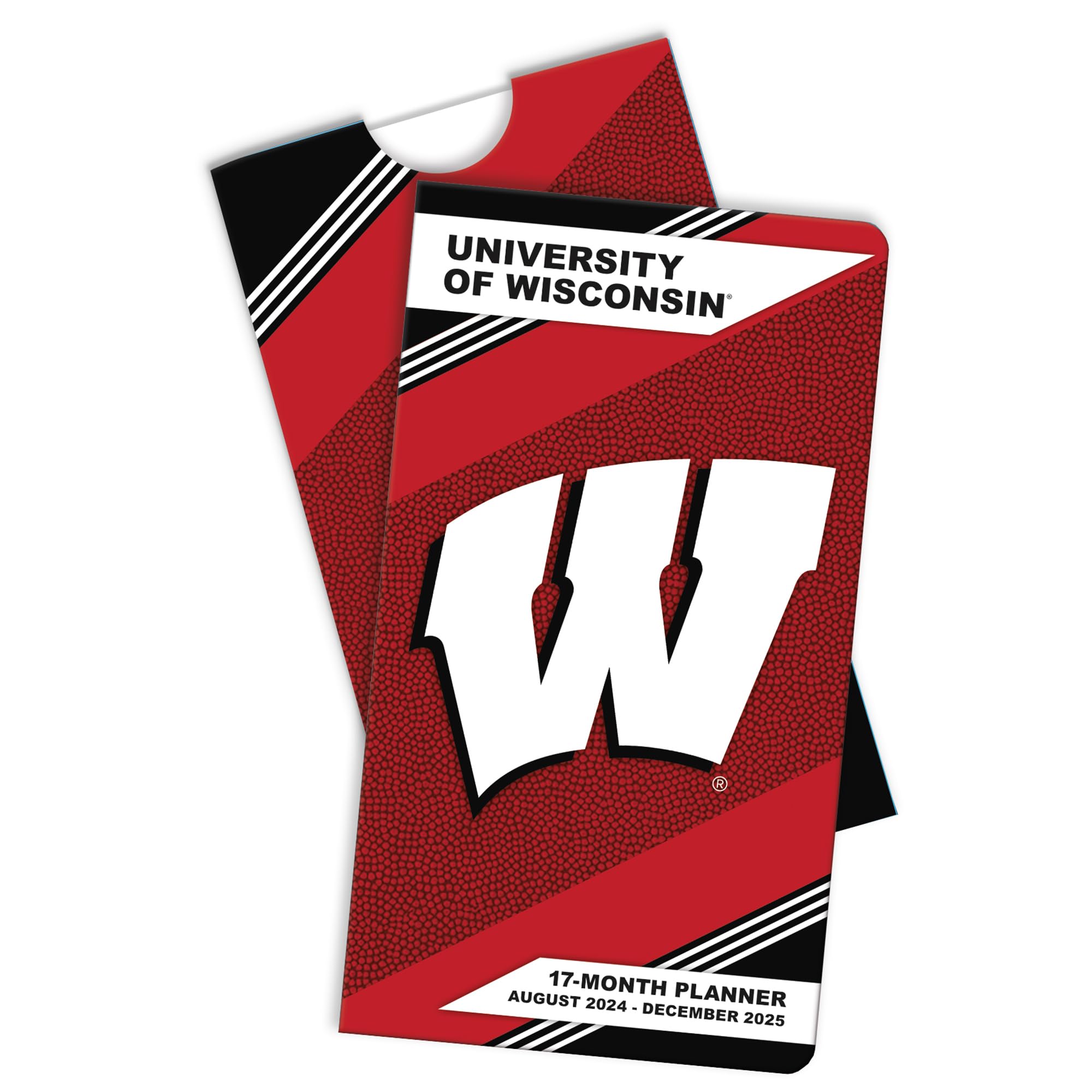 TURNER SPORTS Wisconsin Badgers 2025 17-Month Pocket Planner - Perfect for Students, Fans & Organization - Great for School, Work & Game Day Planning (PF 25998890524)