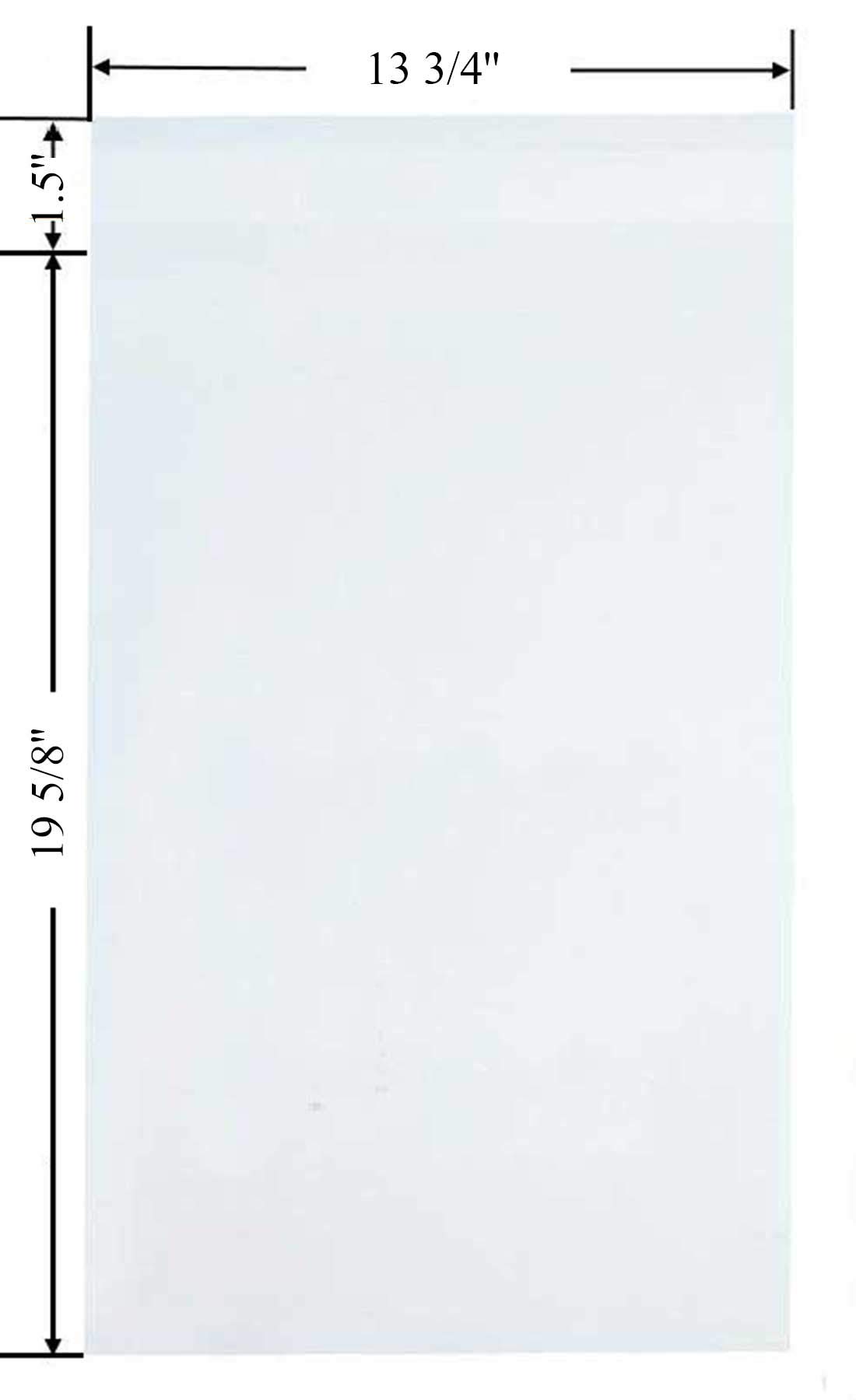 300 Pack Self Sealing Clear Plastic Bags - 2mil Thick OPP Pouches for Storage, Shipping & Packaging (12.125
