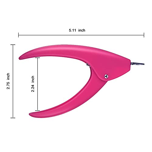 FAMEZA Professional Acrylic Nail Clipper & Trimmer - Precision Fake Nail Cutter for Artificial Nails, Tips & Extensions - Perfect for Salon, Home Manicure & Nail Art DIY
