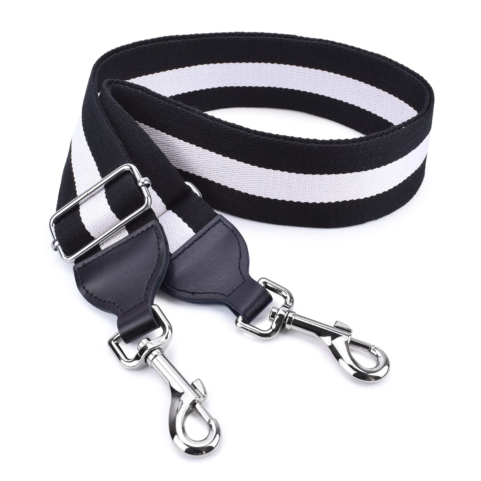 CLOUDMUSIC Replacement Handbag Strap - Adjustable Crossbody Purse Strap with Silver Clips for Women & Girls | Perfect for Everyday Use, Travel & Fashion Accessories