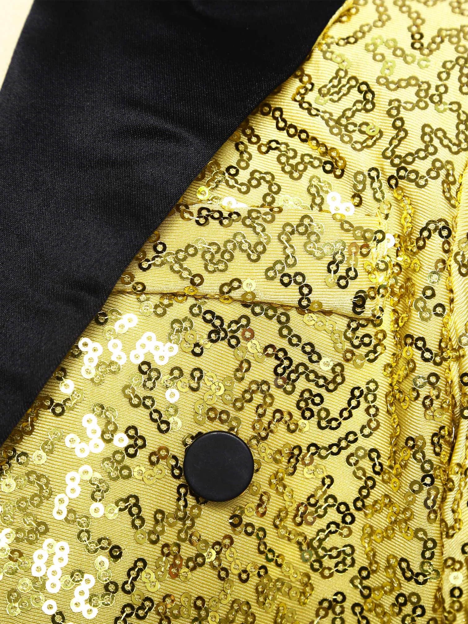 Kids Sequin Tuxedo Blazer for Boys - Wedding & Party Outfit
