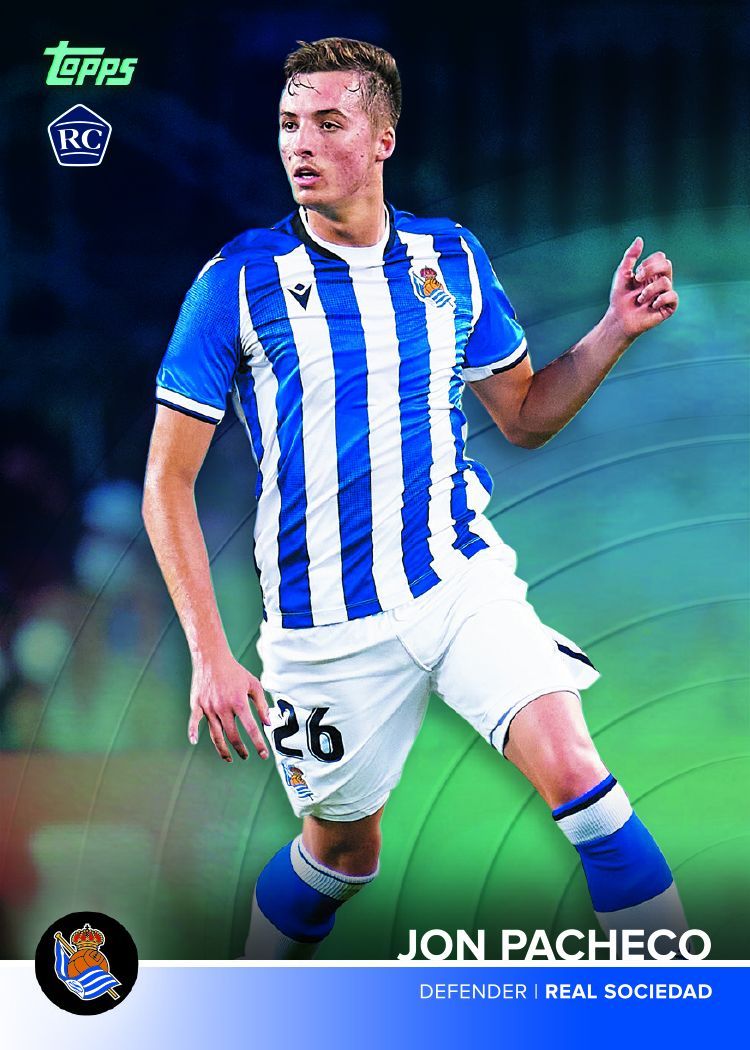 Official Topps Real Sociedad 2021/22 Team Set - Collectible Soccer Trading Cards for Fans and Collectors - Perfect for Gifts, Display, and Matchday Memorabilia
