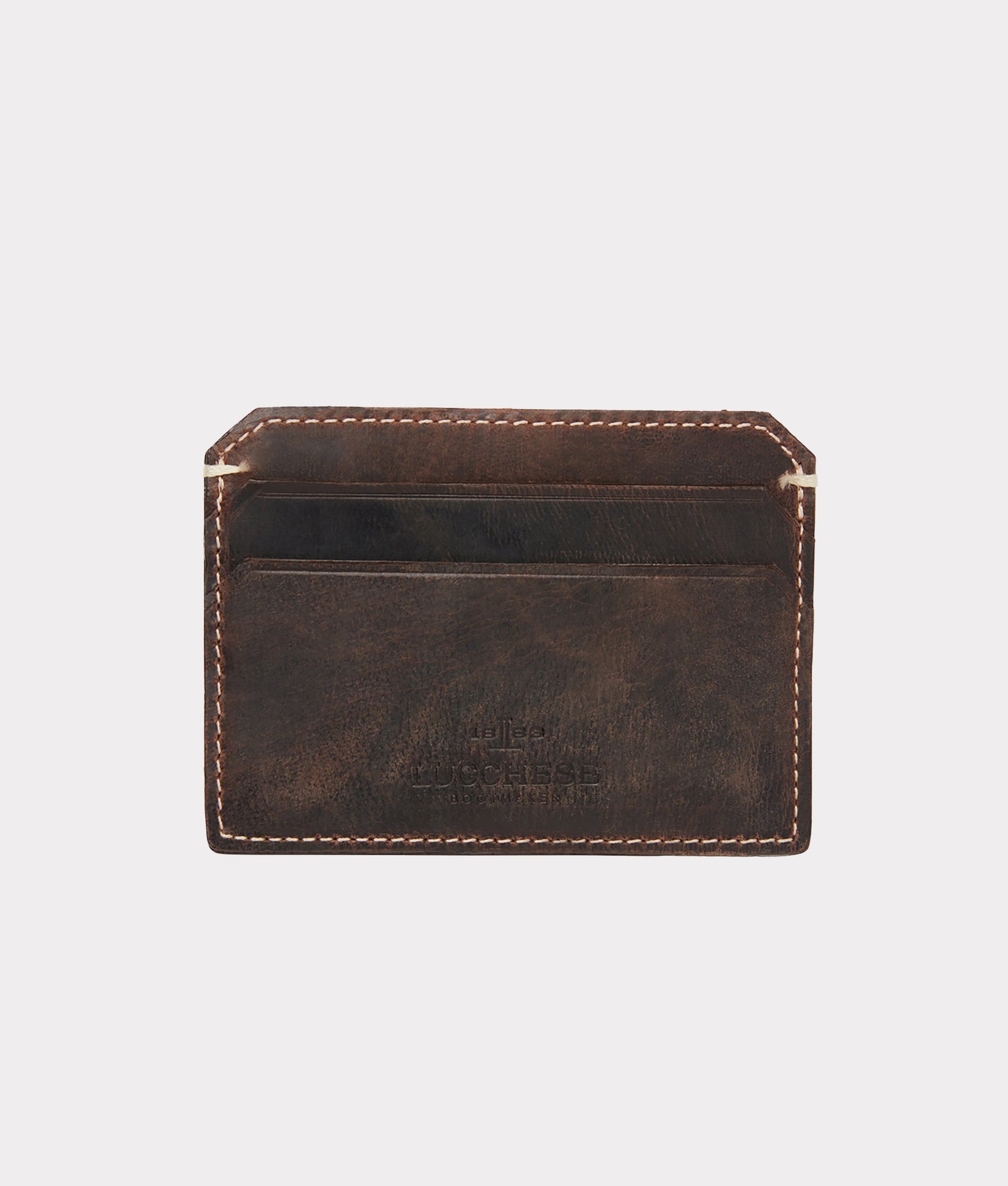 Premium Leather Credit Card Holder Wallet - RFID Blocking for Security | Slim & Durable Mad Dog Chocolate Brown Design | Perfect for Travel, Business & Everyday Use