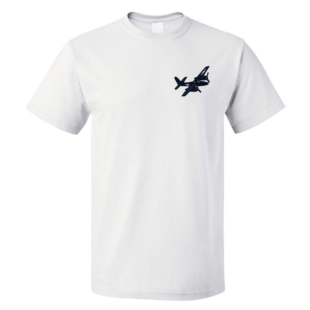 Funny Graphic T-Shirts for Men - U.S. Navy Airplane Design Cotton Tee | Casual Wear & Military Apparel