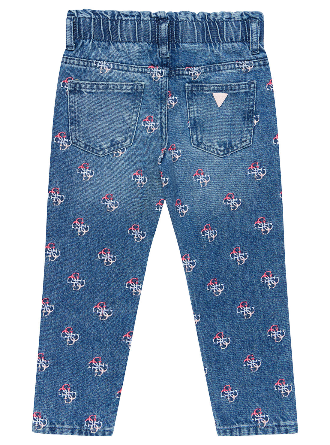 Blue Denim Paper Bag Waist Jeans for Women - High Waisted Stretch Skinny Jeans for Casual Wear & Everyday Outfits