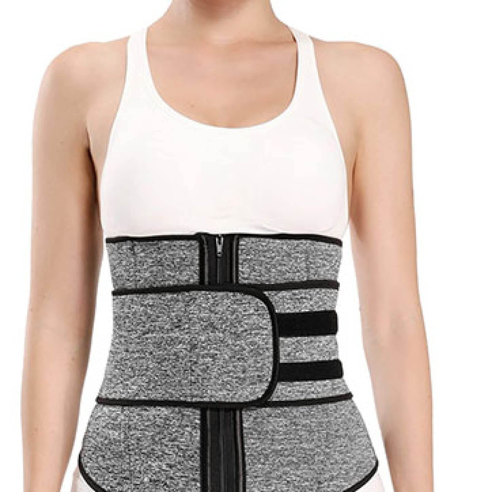 Women's Waist Trainer Corset - Sweat Waist Cincher for Tummy Control & Body Shaping - Sauna & Workout Belly Wrap Trimmer - Perfect for Gym, Yoga & Postpartum Recovery