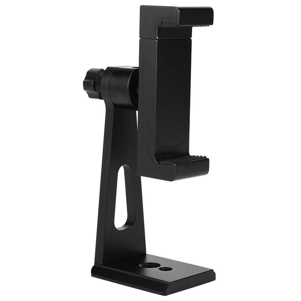 Qiilu Aluminum Alloy Phone Clip - 360° Rotatable Universal Smartphone Holder Mount for Car, Bike & Desk - Compatible with iPhone, Samsung & Most Phones (Perfect for Driving, Cycling & Video Calls)