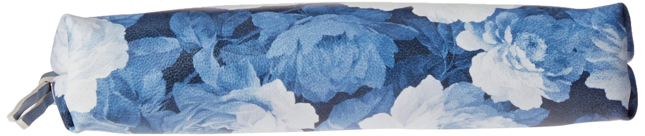 Fringe Cr Indigo Rose Faux Leather Makeup Pouch (816001) - Stylish Cosmetic Bag for Travel, Gym & Everyday Use