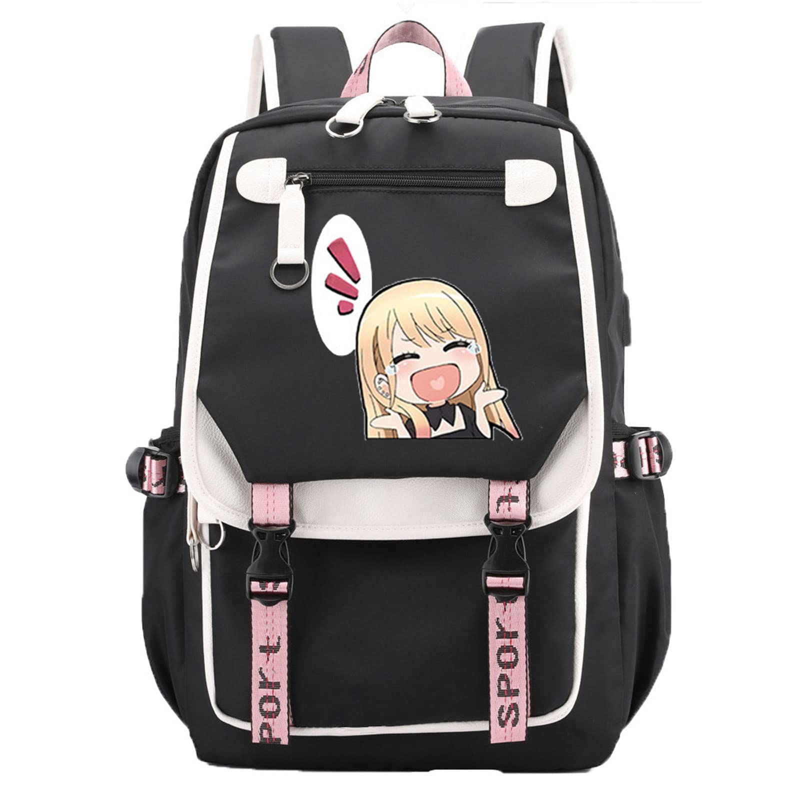 Anime My Dress Up Darling Marin Kitagawa Cosplay Backpack - Cute Aesthetic School Bag for Fans, Kawaii Fashion & Convention Use