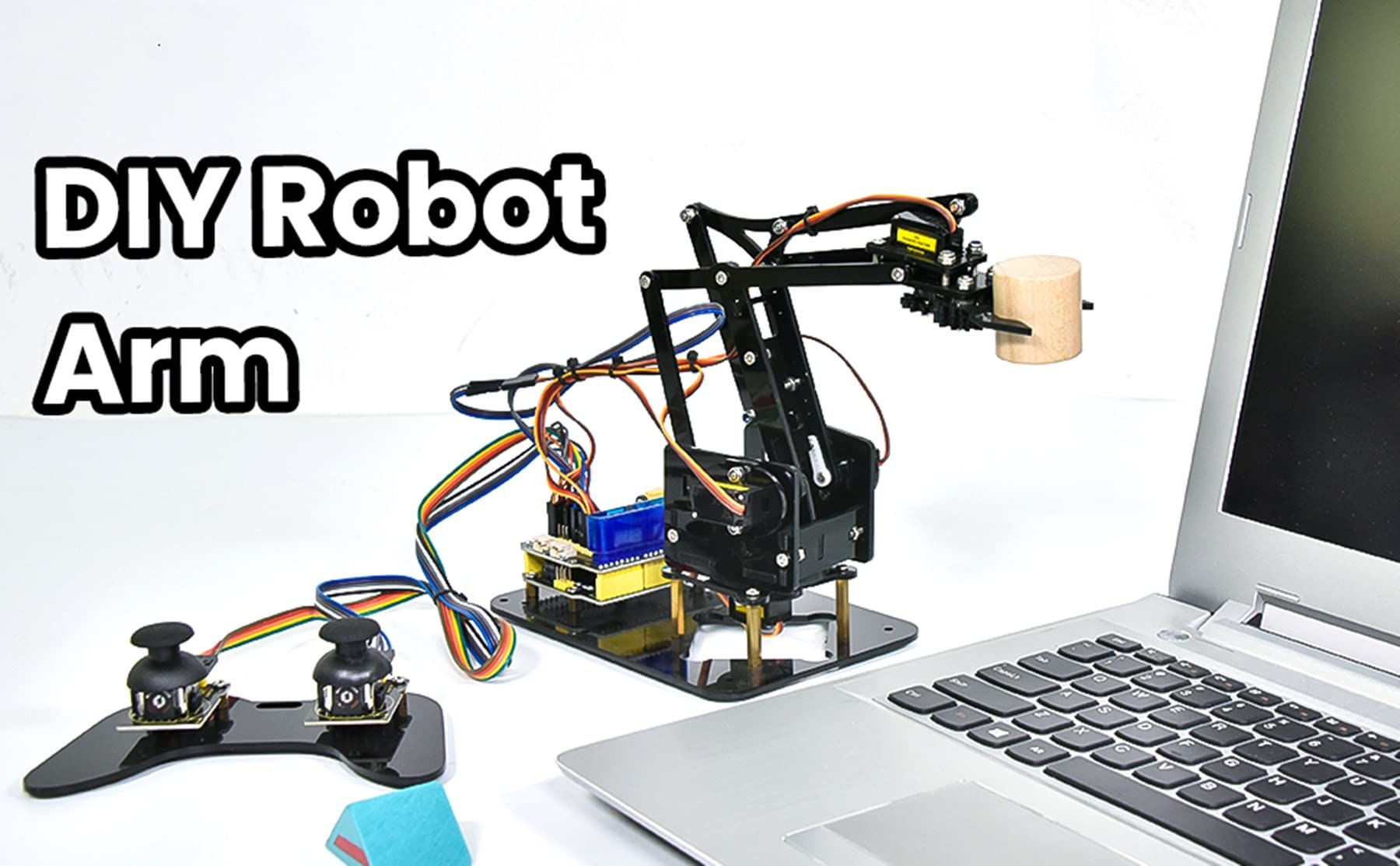 KEYESTUDIO Smart Robot Car Kit for Arduino IDE - Educational STEM Robotics Kit with UNO Board for Teens & Adults - Perfect for DIY Projects, Coding Practice, and STEM Learning