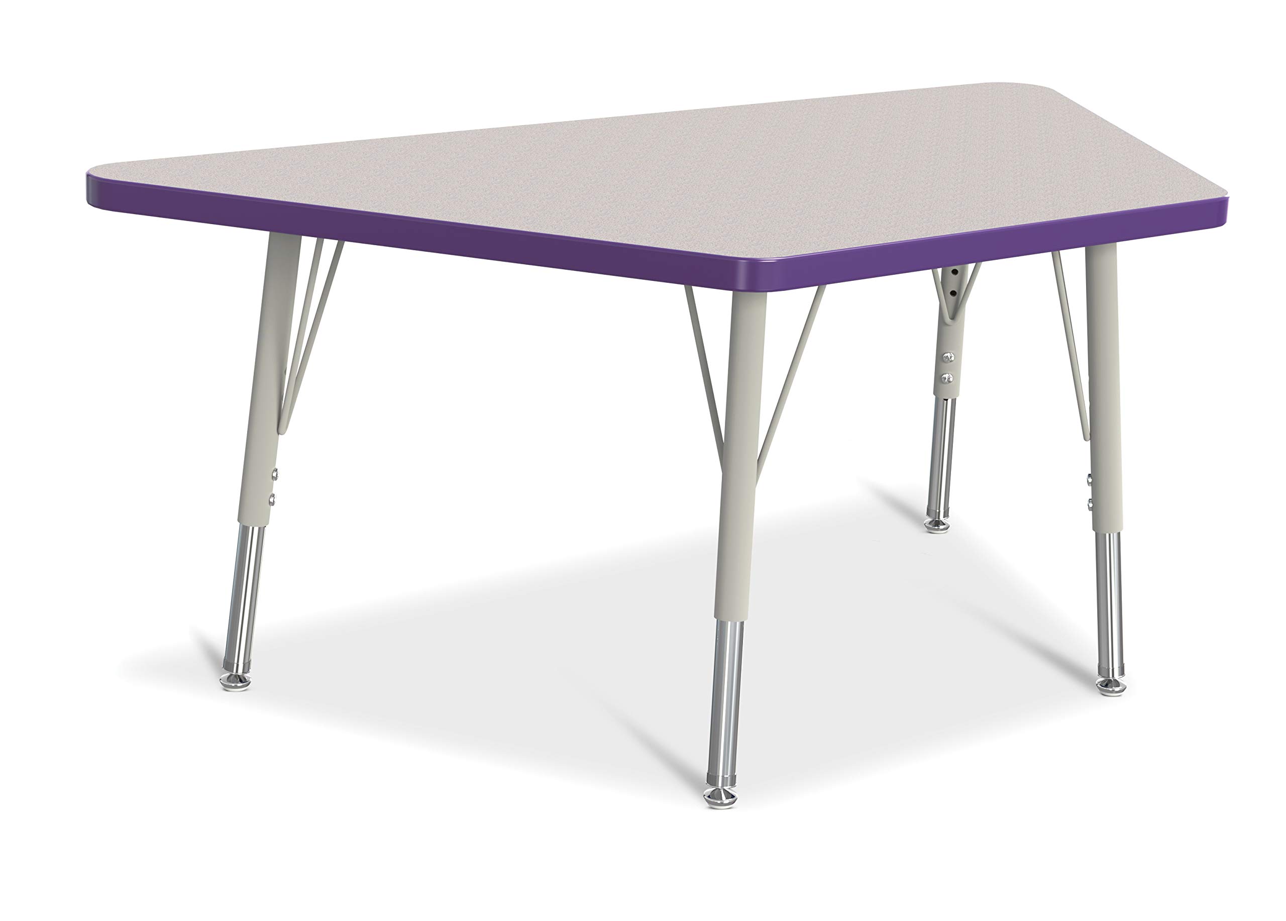 Jonti-Craft Berries 6438JCE004 Adjustable Height Trapezoid Activity Table - 24