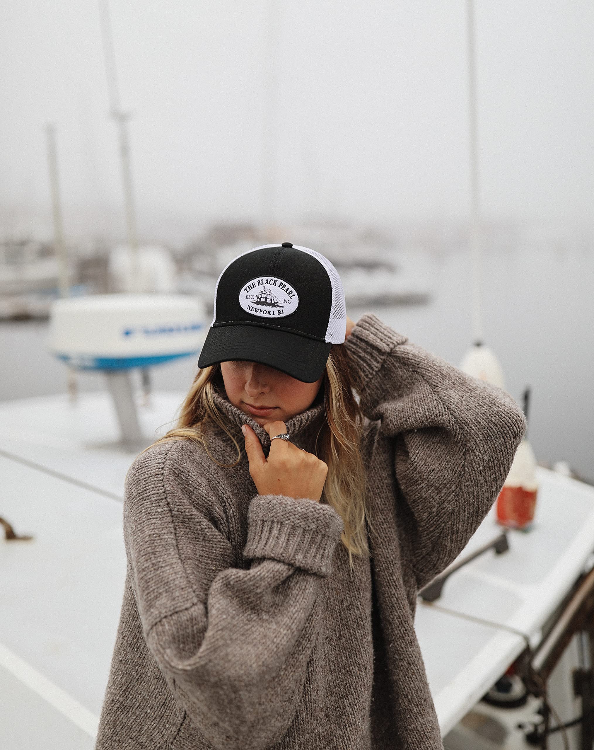 Black Pearl Cap - Adjustable Unisex Cotton Hat for Outdoor Adventures