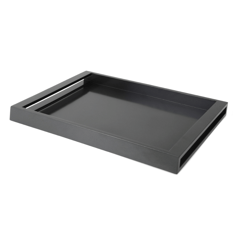 FOH New York Serving Tray Set of 2 - 16 x 12 Inches - Elegant Appetizer & Dessert Platter for Party, Wedding, and Home Entertaining