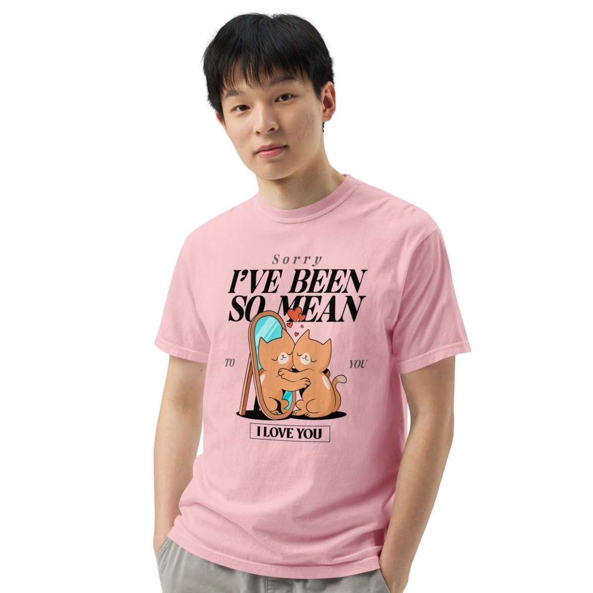 Sorry So Mean to You Heavyweight T-Shirt for Men - Comfortable Cotton Tee for Casual Wear & Everyday Outfits