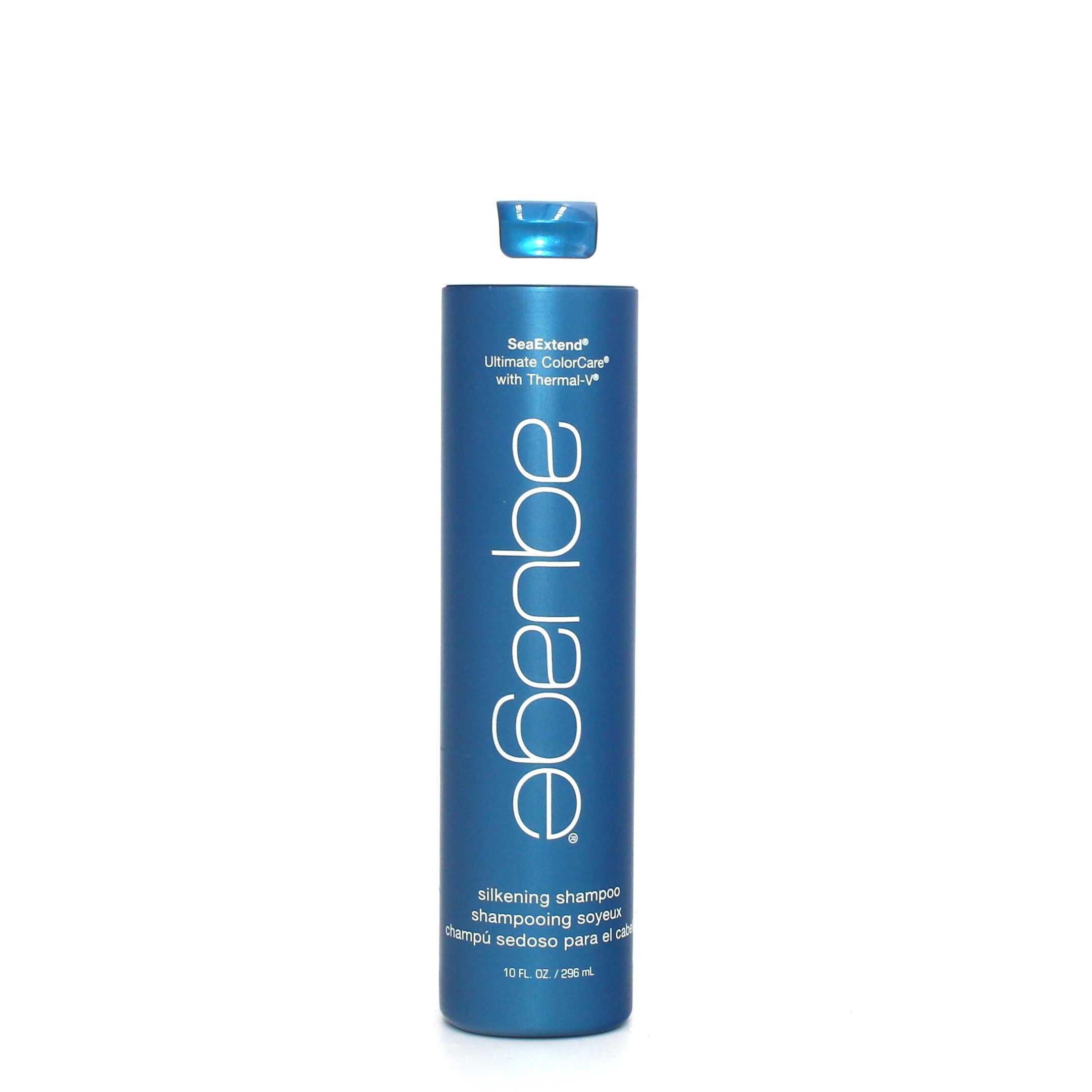 Aquage Sea Extend Ultimate Color Care Silkening Shampoo 10 oz - Sulfate-Free Shampoo for Color-Treated Hair | Hydrating & Smoothing Formula for Salon-Quality Results at Home | Perfect for Daily Use & Damaged Hair Repair