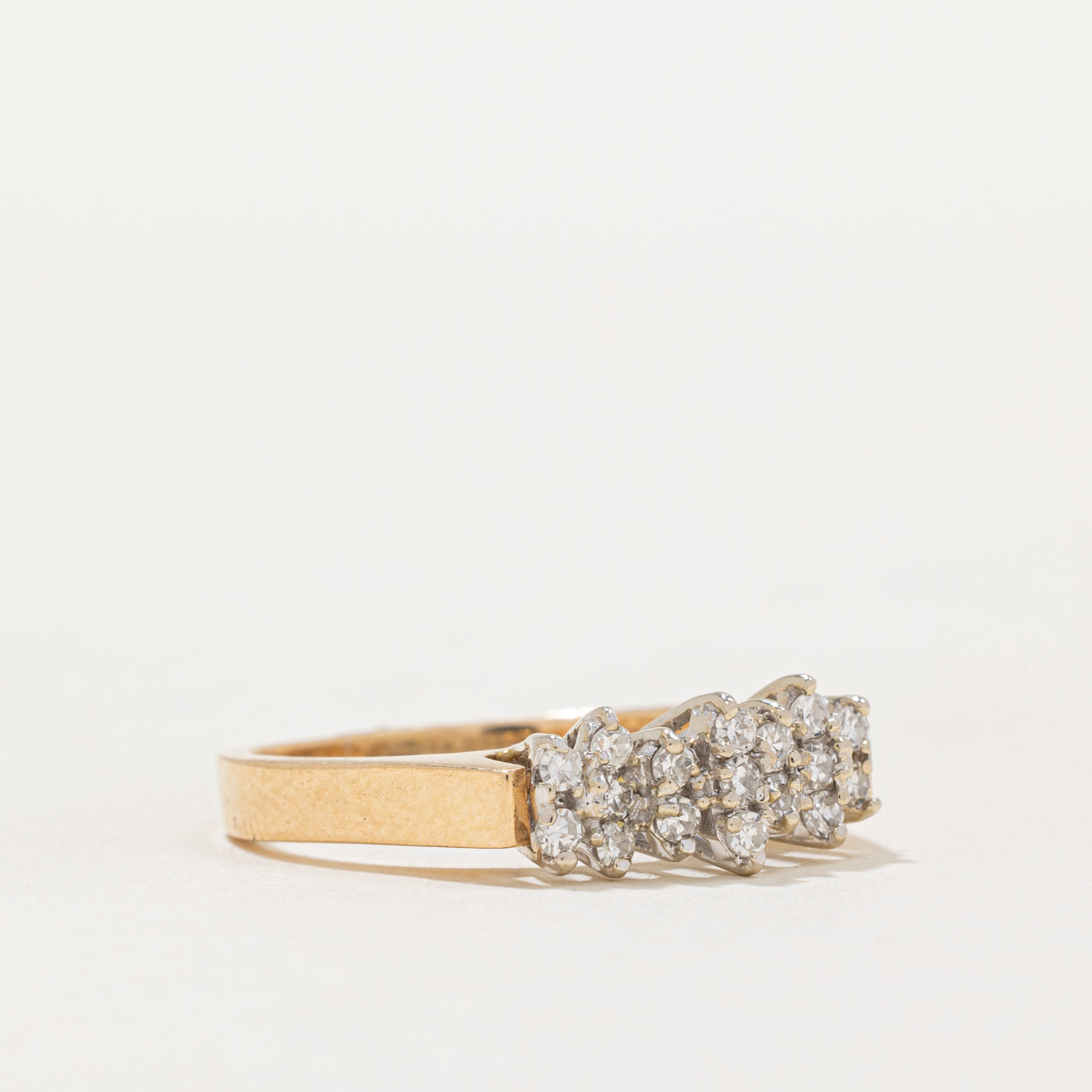 0.26ctw Diamond Cluster Ring for Women - Size 8 | Elegant Wedding, Engagement & Anniversary Jewelry Gift | Perfect for Special Occasions & Everyday Wear