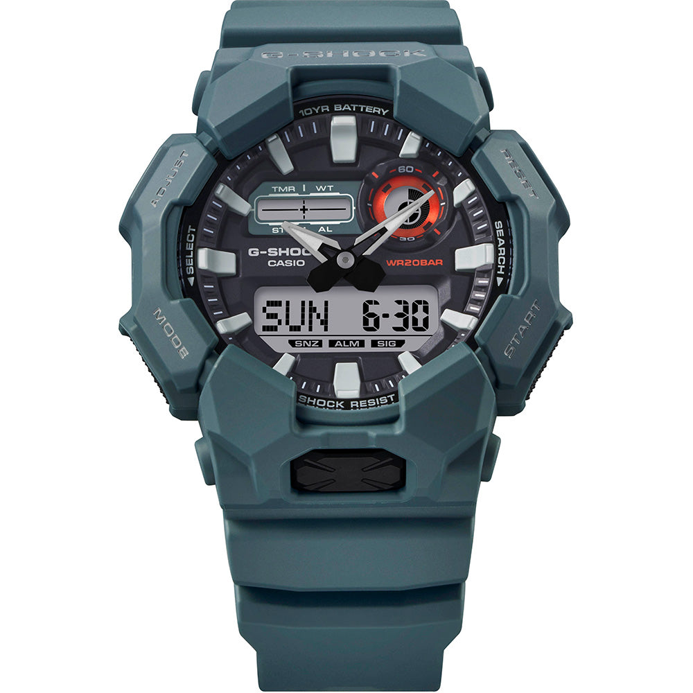 G Shock GA010 2A Rugged Combi Watch - Shock Resistant Digital Sports Watch for Men - Perfect for Outdoor Adventures, Workouts & Everyday Wear