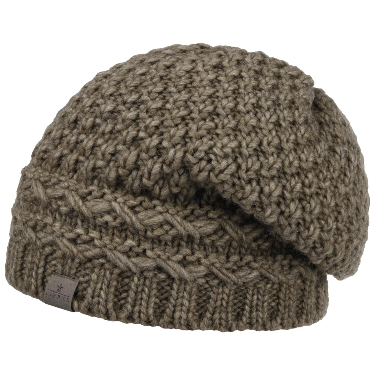 Lierys Pinea Oversize Knit Hat - Soft Chunky Cable Knit Beanie for Women & Men | Winter Warm Wool Hat for Outdoor Activities, Skiing & Snowboarding