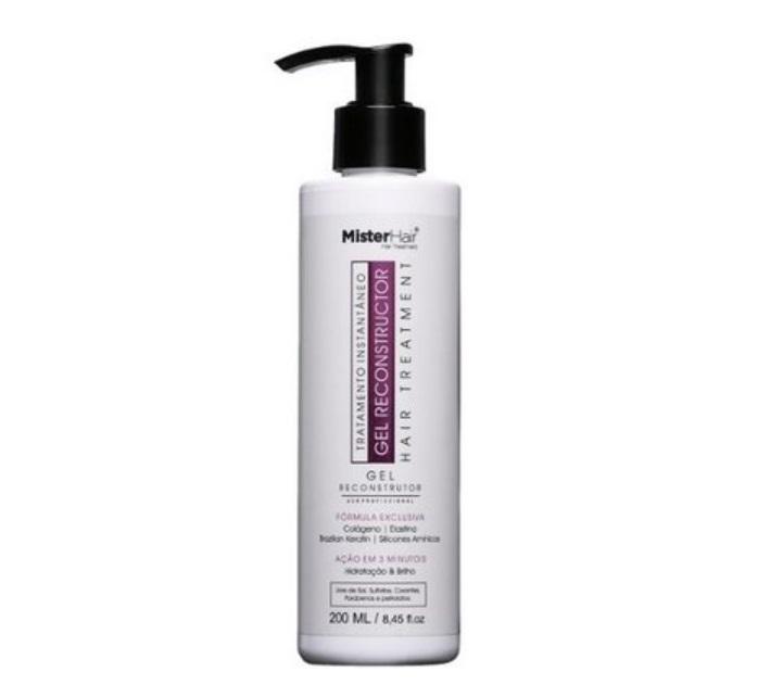 3 Minutes Reconstructor Gel - Deep Moisturizing Shine Treatment for Damaged Hair (200ml) | Mister Hair | Perfect for Salon-Quality Results at Home