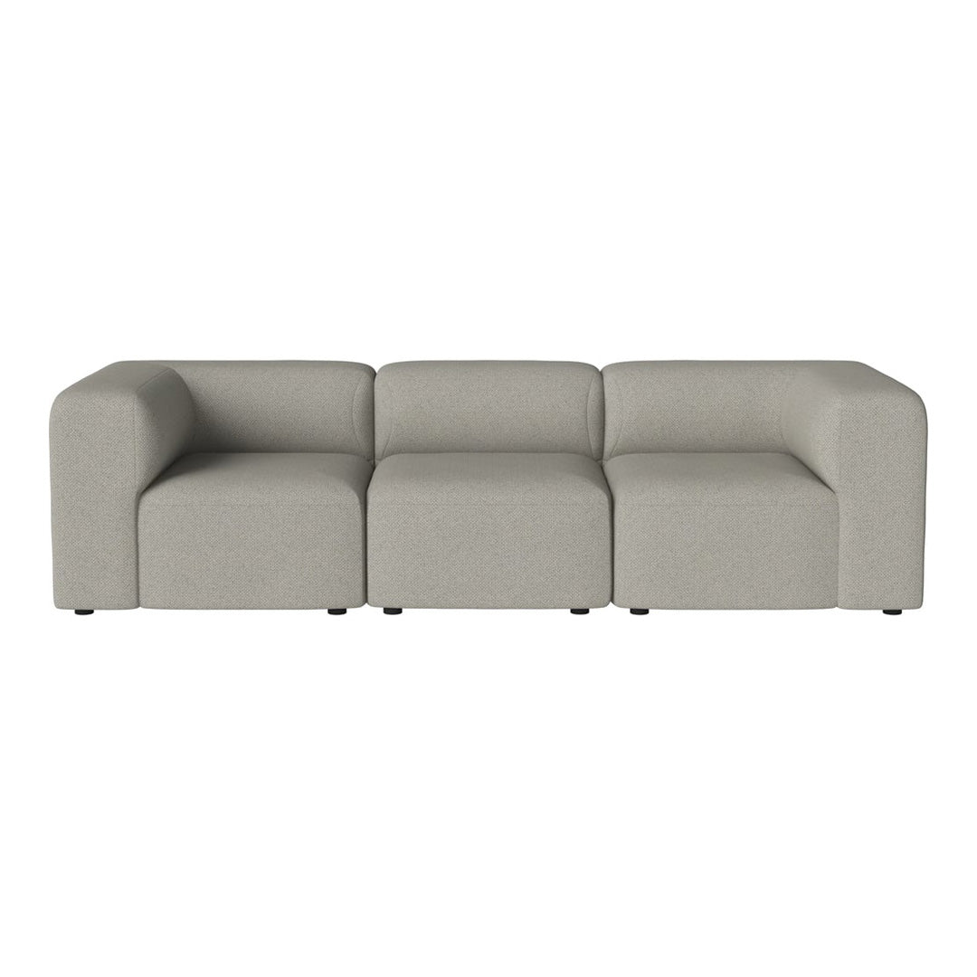 Modern Angle 3-Seater Sofa - Comfortable L-Shaped Sectional Couch for Living Room, Lounge & Small Spaces - Perfect for Apartments, Dorms and Cozy Home Decor
