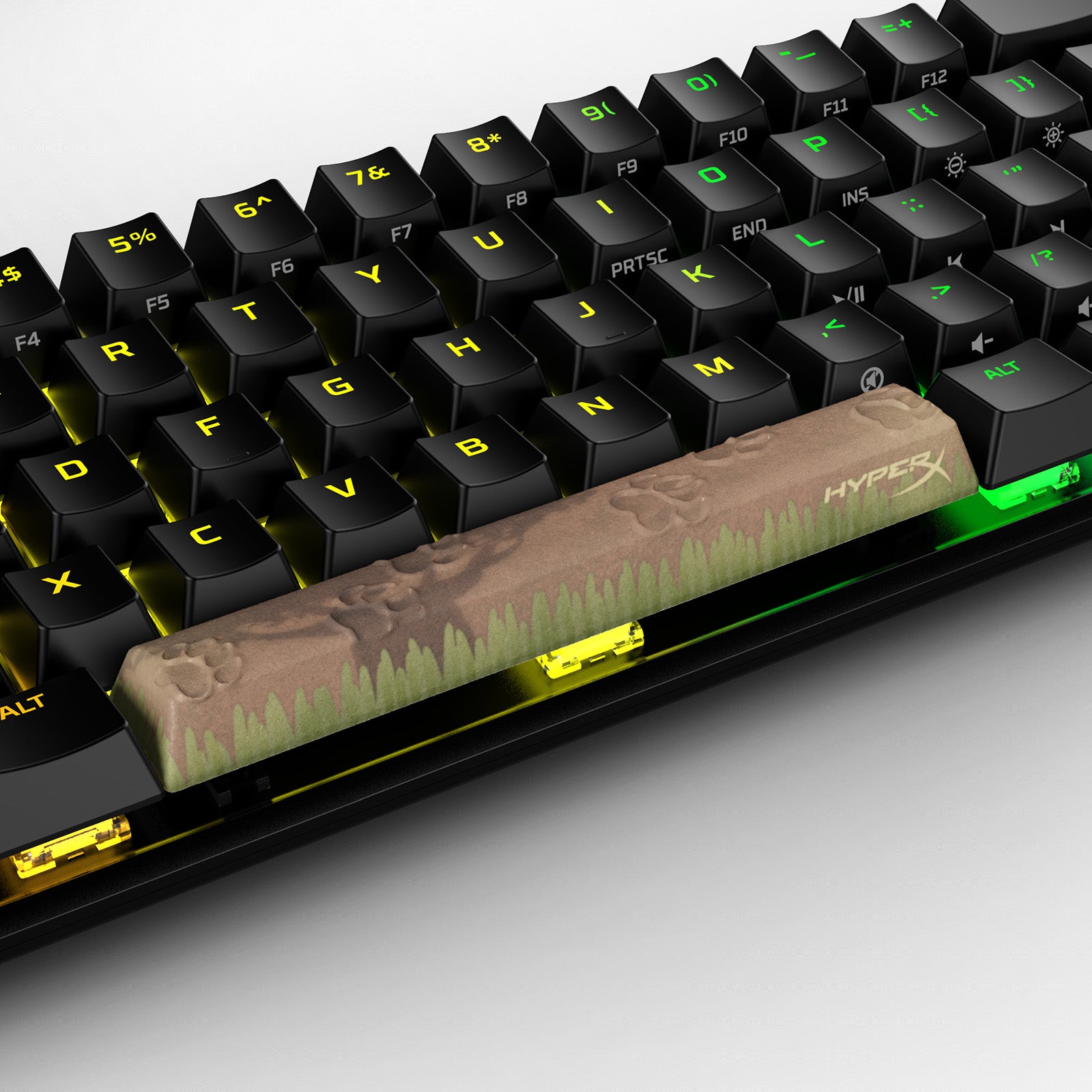 HX3D Spacebar Keycap - Custom Mechanical Keyboard Accessory for Gaming & Typing | Perfect for Safari Theme Builds & RGB Setups
