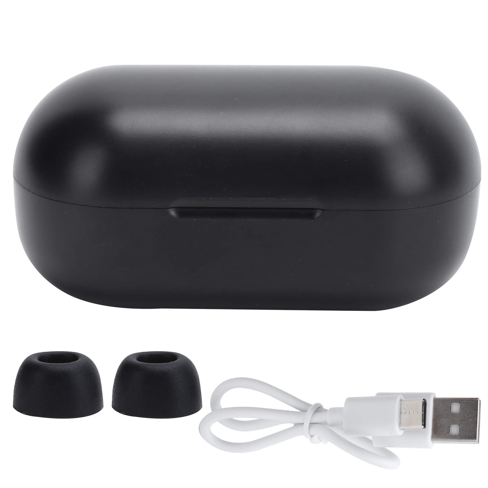 EBTOOLS T8 Wireless Bluetooth 5.0 Earbuds with LED Digital Display, True Stereo Sound, Charging Case - Perfect for Gym, Commuting & Work Calls
