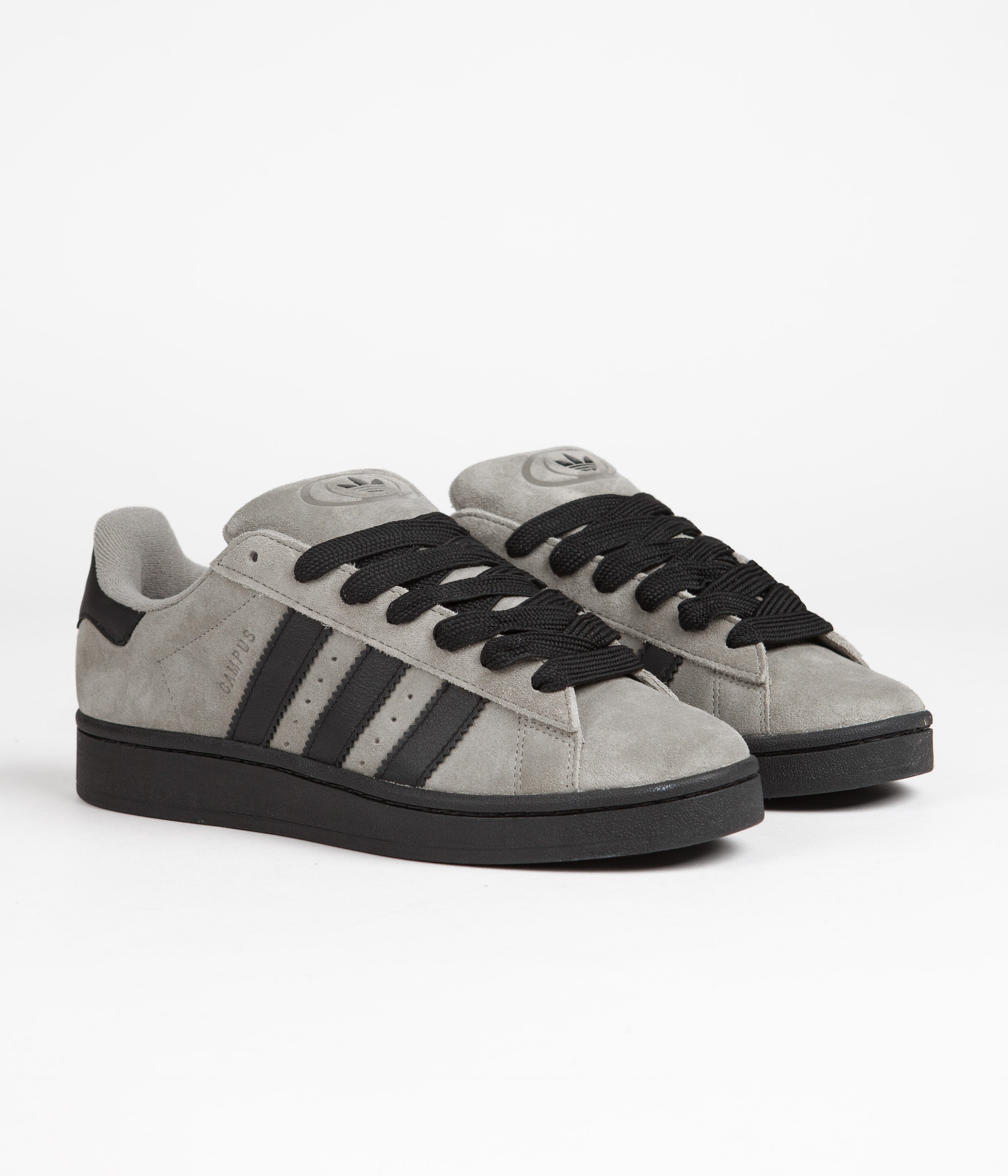 Adidas Campus 00s Sneakers - Silver Pebble & Core Black Retro Running Shoes for Men & Women | Casual Streetwear, Gym Workout, Everyday Wear
