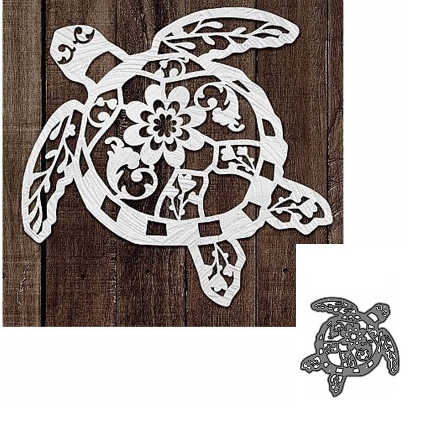 Premium Metal Cutting Dies - Animal Tortoise Shape for Scrapbooking, Card Making, Greeting Cards, Photo Frames & DIY Crafts | Embossing Stencil Templates for Paper Crafting & Handmade Decorations | Perfect for Home Decor, Gift Wrapping & Craft Projects