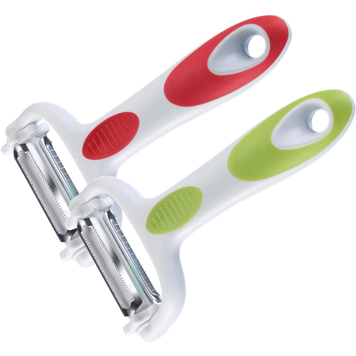 Westmark 3-in-1 Julienne Peeler, Vegetable Peeler & Tomato Slicer - Stainless Steel Multi-Purpose Kitchen Tool for Salad Prep, Garnishing & Healthy Cooking