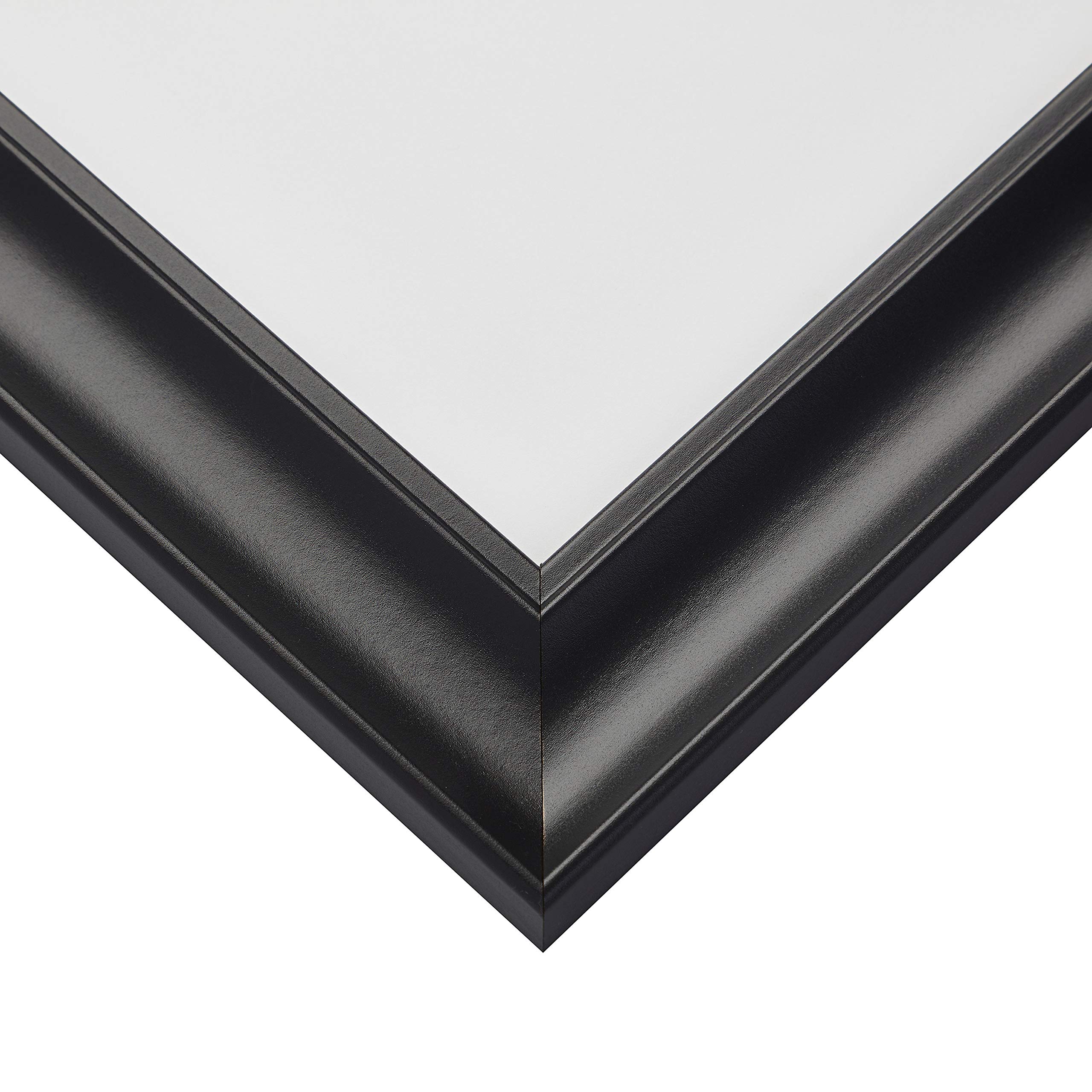 Craig Frames Vintage Revival - Satin Black 8.5 x 11 Inch Picture Frame for Wall Art, Photos & Certificates | Perfect for Home, Office & Gallery Displays