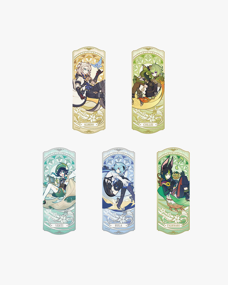 Genshin Impact Windblume's Breath Series Collectible Trading Cards - Anime Game Character Collection for Fans & Gift Ideas