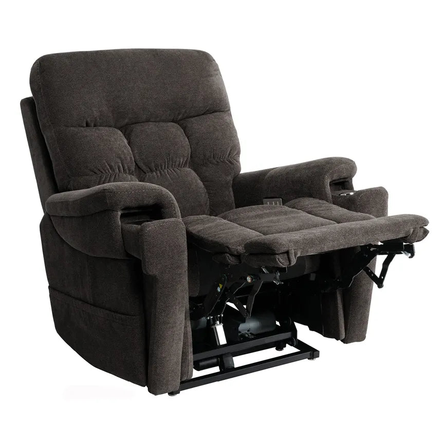 VivaLift!® Ultra Lift Recliner Chair PLR4955 - Power Lift Recliner for Elderly & Seniors with Easy Remote Control, Comfortable Massage & Heating - Perfect for Living Room, Bedroom & Home Care