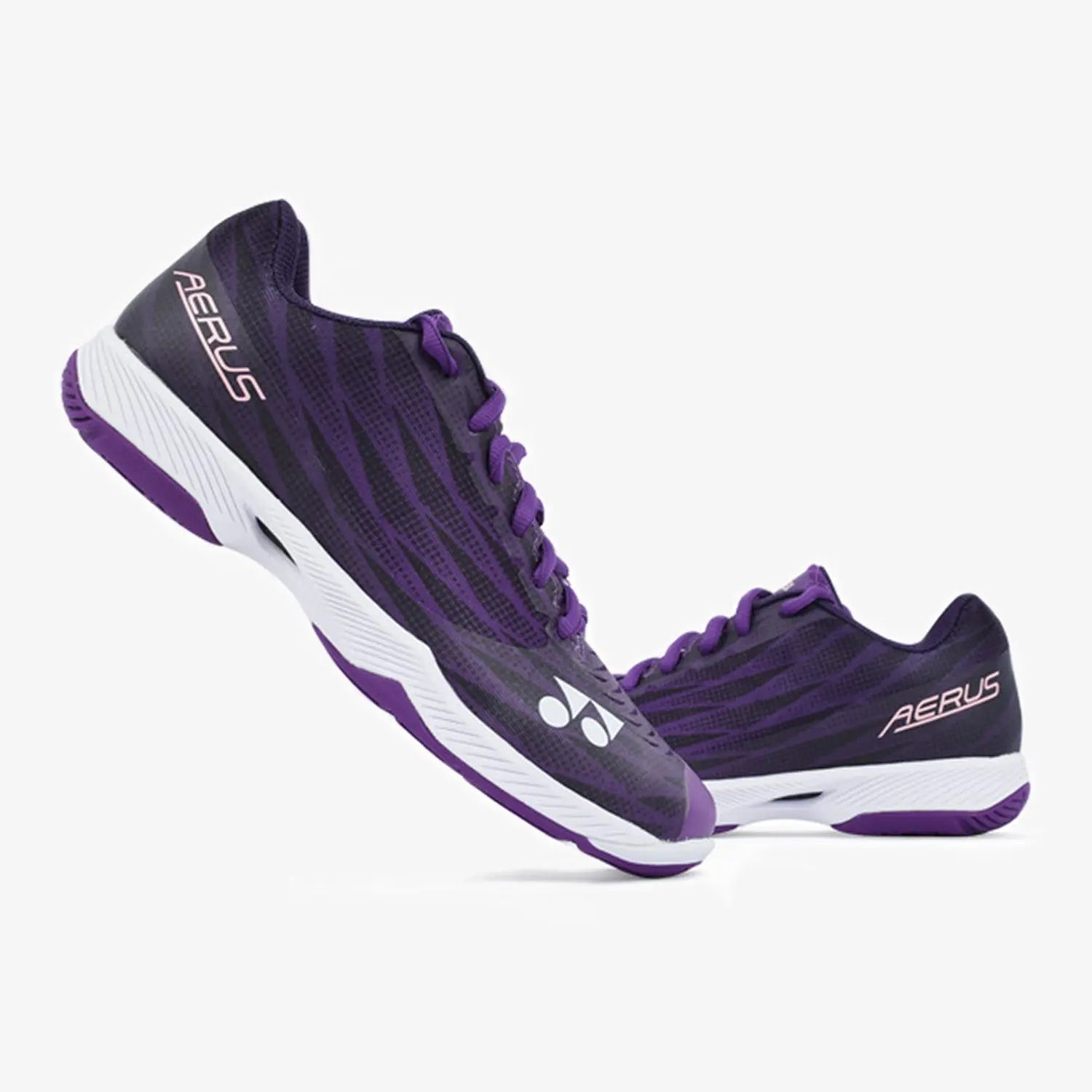 Yonex Aerus Z2 Women's Badminton Shoes (Grape) - Lightweight & Breathable for Indoor Court Sports & Training