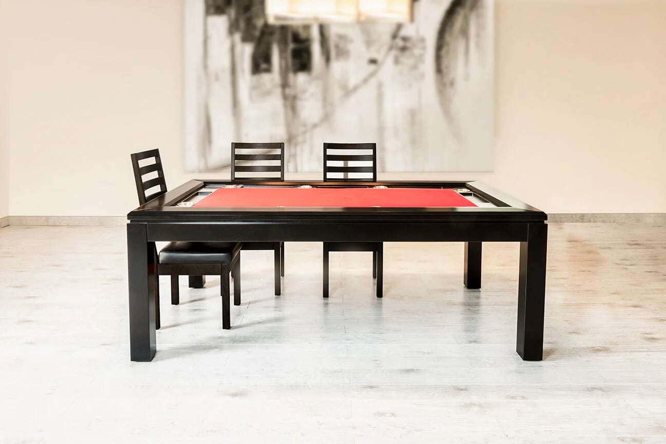 Premium Canada Billiard La Condo Poker Table - 84 Inch Dining & Game Table for Home, Casino Nights & Poker Parties | Multi-Functional for Dining, Card Games & Entertainment