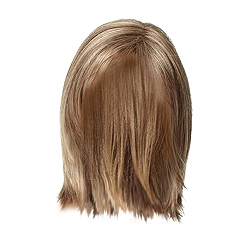 Stylish Synthetic Short Straight Wig - Multicolor #1 One Size | Heat Resistant Hair Wigs for Women | Perfect for Daily Wear, Cosplay & Special Occasions