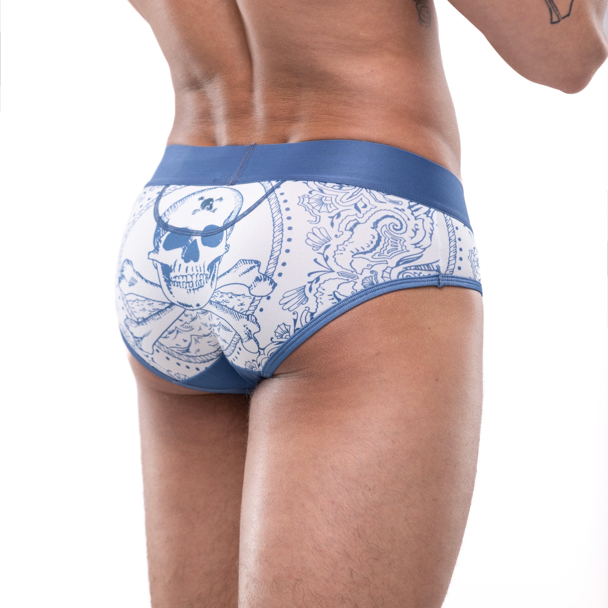 Nautical Bandana Brief - Stylish Swim Trunks for Men - Perfect for Beach, Pool, and Summer Vacations