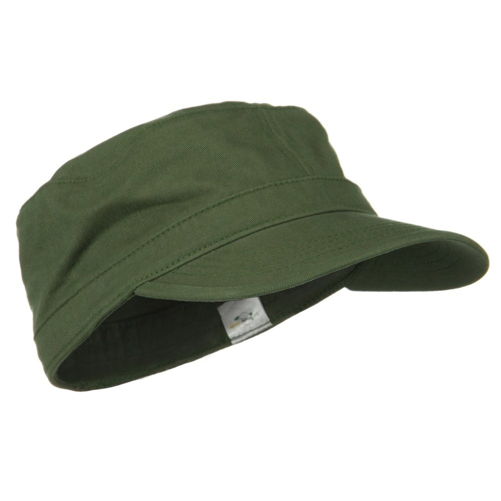 Military Cotton Fitted Cap - Adjustable Army Style Hat for Men & Women - Perfect for Outdoor Activities, Hiking, and Casual Wear - e4Hats.com