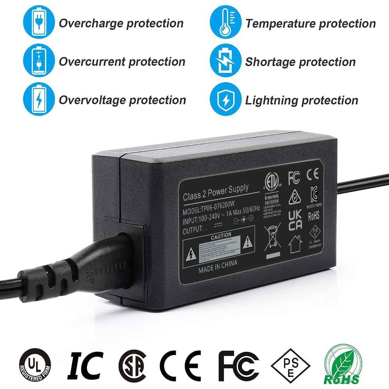 ACK-E18 AC Power Adapter & DR-E18 DC Coupler with LP-E17 Dummy Battery Kit for Canon EOS Rebel T6i/T7i/SL2/SL3/RP/R8/R10/R50/R100/T8i/T6s/77D/200D/250D/750D/760D/800D/850D/8000D - Perfect for Continuous Shooting, Studio Photography & Video Recording